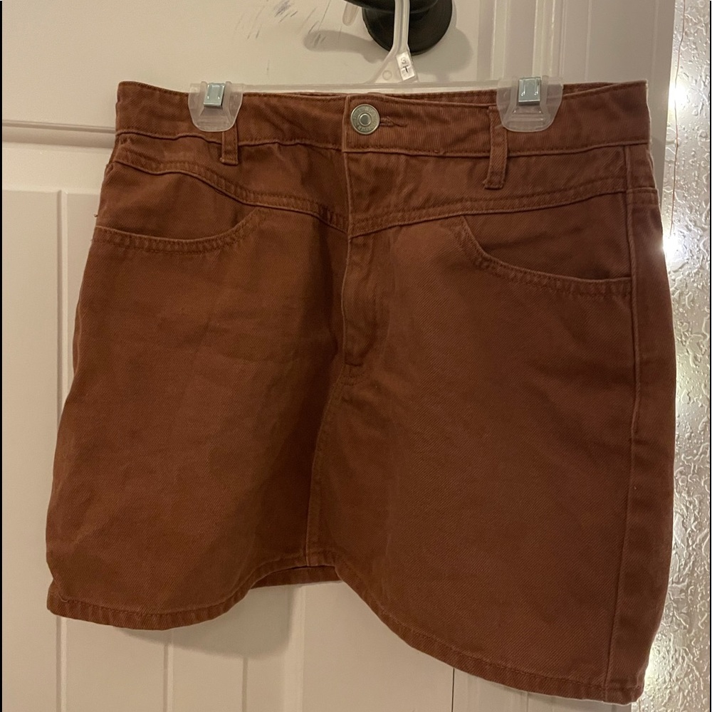 forever 21 mini denim skirt
